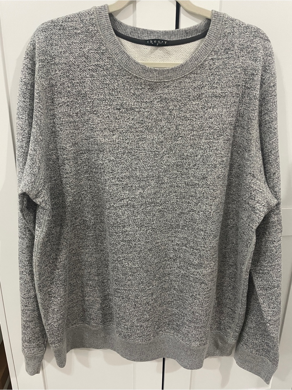 Theory Men's Heather Gray Crewneck PulloverSz XXL Excellent Condition